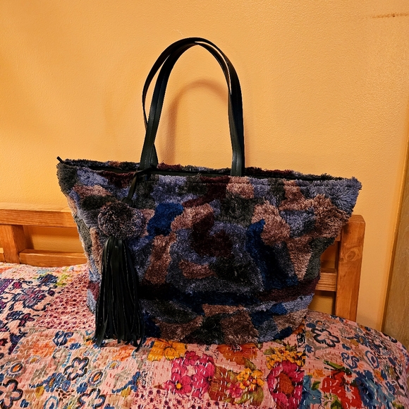 Zara Bags Zara Carpet Bag Large Tote Purse Poshmark